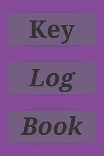 Buy Key Log Book: Key Control Log: Key Control System, Key Log In and Log Out Sheet, Key ...