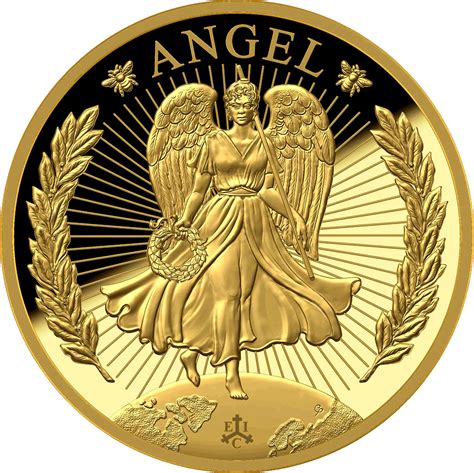 Gold Ounce 2023 Lucky Angel, Coin from Saint Helena - Online Coin Club