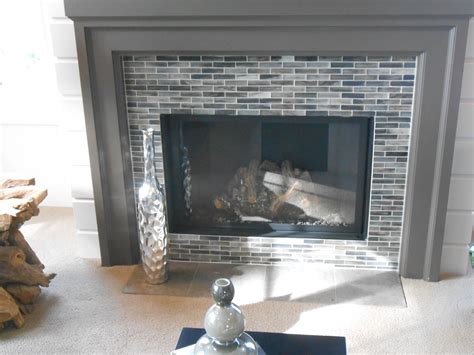 25+ Glass Mosaic Tile Around Fireplace - Decorica