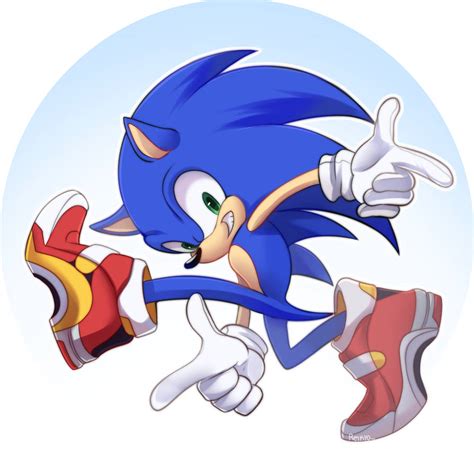 Sonic (soap shoes) by Milk-and-Coffee on DeviantArt