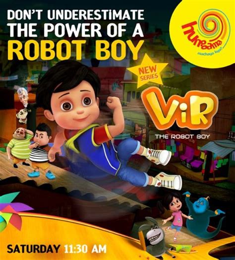 VIR The Robot Boy Cartoon Show On Hungama TV From 9th November