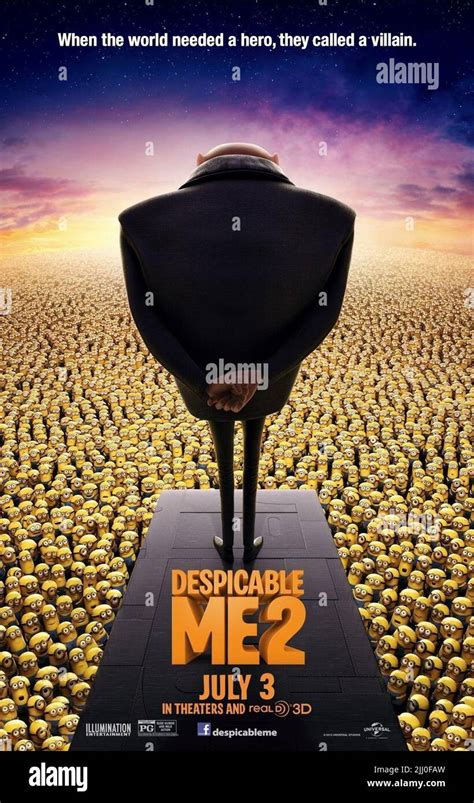 GRU POSTER, DESPICABLE ME 2, 2013 Stock Photo - Alamy