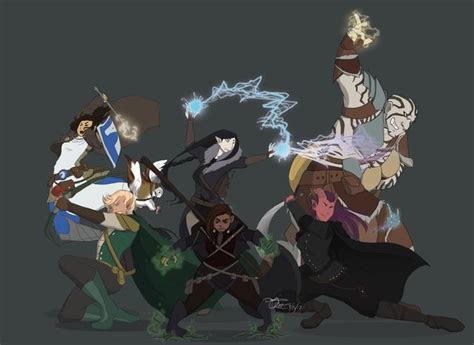 [Art] I drew my DnD group. : r/DnD