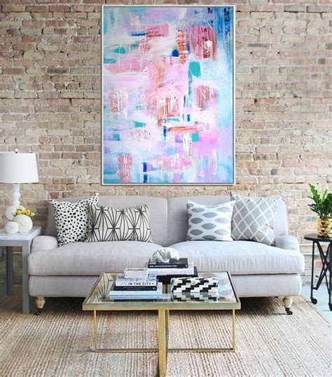 GICLEE PRINT Pink Abstract Print of Original Acrylic | Etsy | Abstract canvas painting, Giclee ...