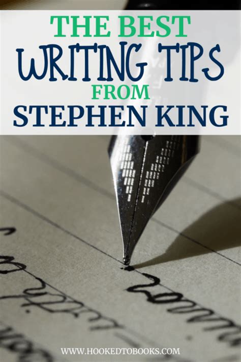 11 Extraordinary Stephen King Writing Tips - Hooked To Books