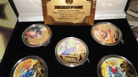 SHOWING: Dragon Ball Super 24K Gold Coin Collection [Worth Collection] - YouTube