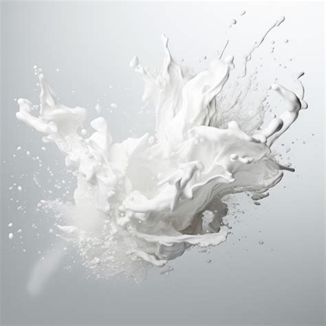 Premium AI Image | a white substance that is being sprayed with a white ...