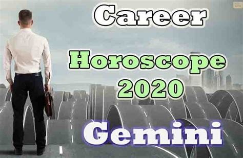 Gemini Career Horoscope 2020 Predictions - AstroKapoor