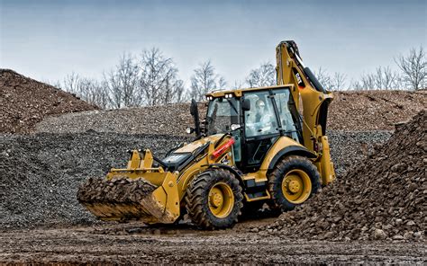 Cat Backhoe Wallpaper