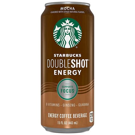 Starbucks Doubleshot Energy Espresso Coffee, Mocha, 15 oz Cans (12 Pack) | Premium Snacks ...