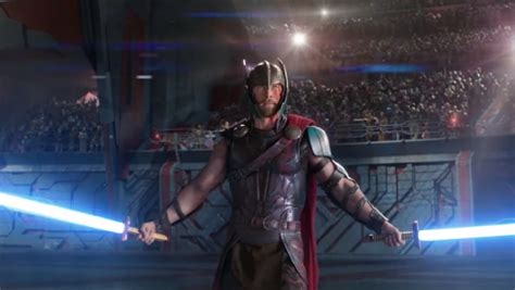 Thor Vs. Hulk Fight Scene From RAGNAROK Is Even Better With Lightsabers - Nerdist