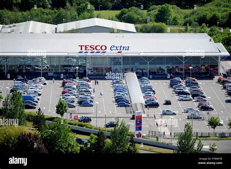 Tesco supermarket ,Talbot Green ,Llantrisant South Wales uk Stock Photo - Alamy