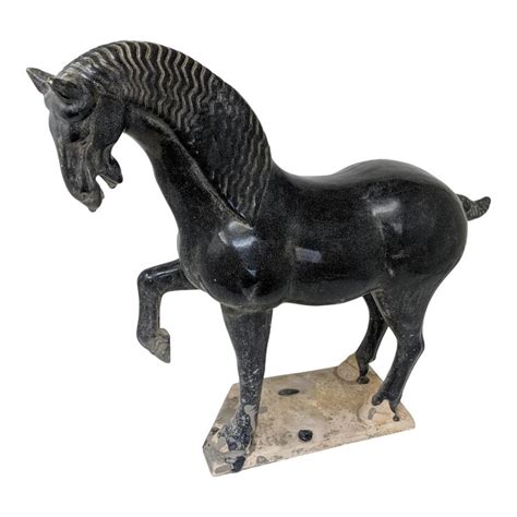 Ming Dynasty Inspired Decorative Horse Sculpture | Chairish | Horse sculpture, Sculpture, Lion ...