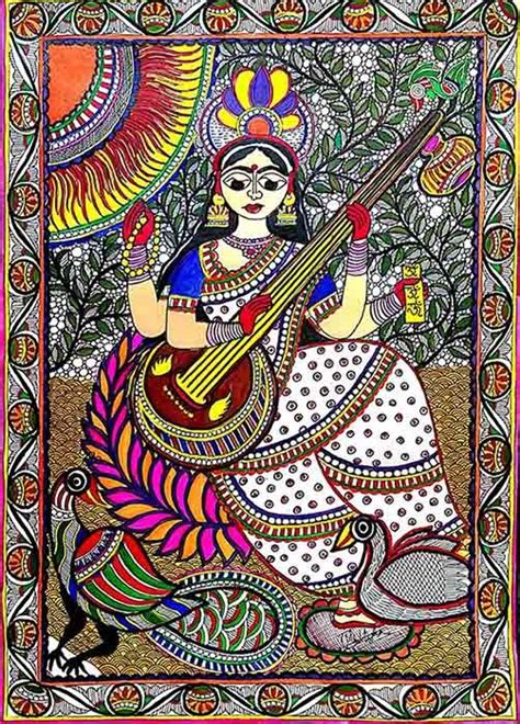 Image result for mithila art | Tribal art designs, Indian folk art, Art