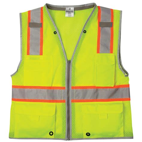 ML Kishigo 1510 Brilliant Series Heavy Duty Safety Vest - Yellow/Lime ...