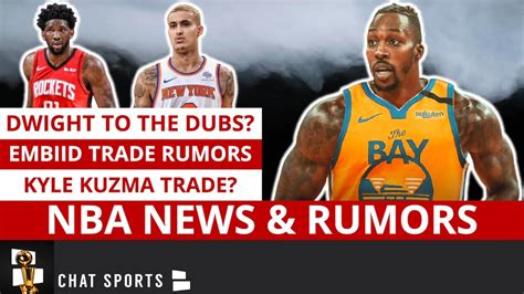 NBA Rumors: Dwight Howard To Warriors, Kyle Kuzma, Joel Embiid Trade ...