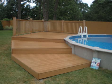 Sharkline Pool with deck | Pool deck plans, Backyard pool, Pool landscaping