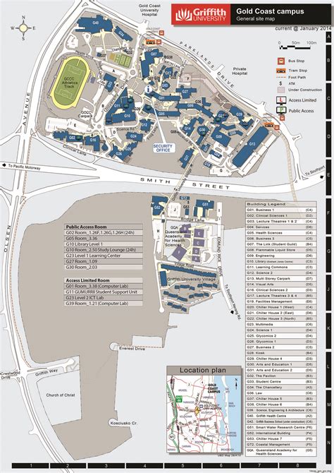 Griffith Gold Coast Campus Map – Verjaardag Vrouw 2020