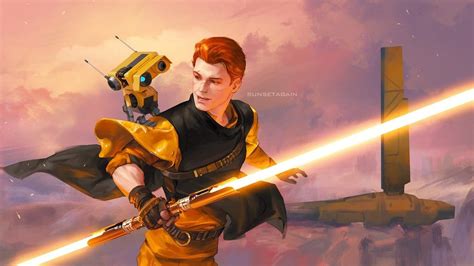 Cal Kestis and BD-1 by Liu Yan : ImaginaryJedi Star Wars Fallen Order ...