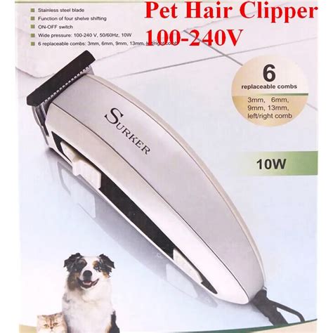 Pet Dog Hair Trimmer Clipper Professional Long Short Hair Deshedding ...