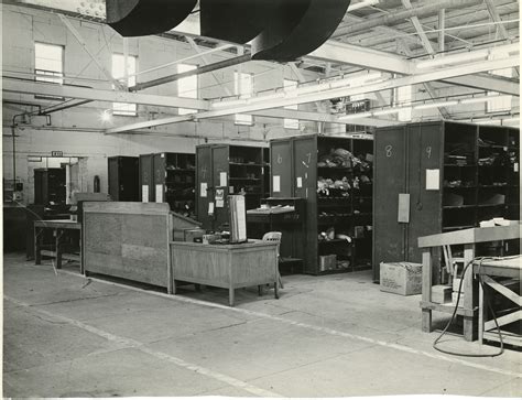 Inventory/parts room at an airplane factory in Millersburg, Ohio circa 1942-1945 | The Digital ...