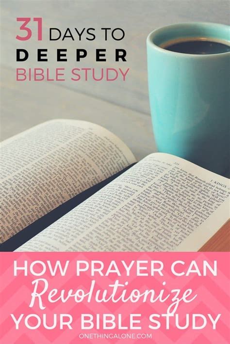 How Prayer Will Revolutionize Your Personal Bible Study - Delighting in Jesus