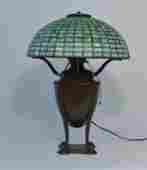 Tiffany Studios Geometric table lamp: shade, #1476-2 - Jun 03, 2017 | Treadway Toomey Auctions in IL