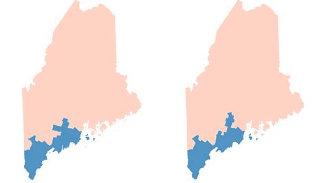 Maine redistricting 2022: Congressional maps by district