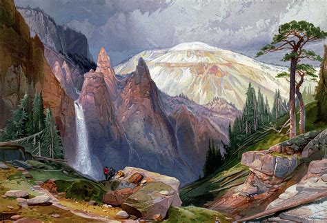 Yellowstone Park Painting by Thomas Moran | Pixels