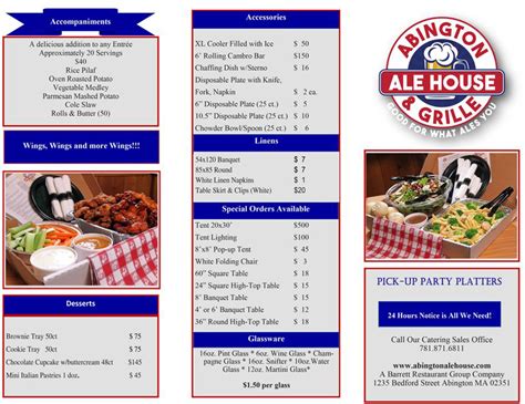 Abington Ale House | American Restaurant, Family Restaurant | Functions, Catering | Abington, MA