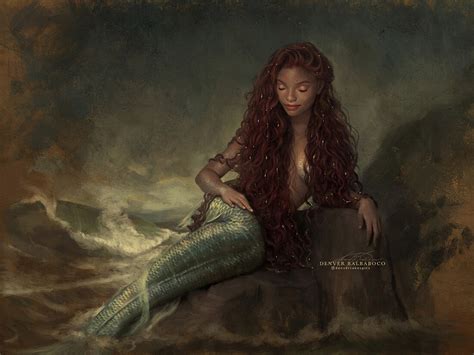 The Little Mermaid (concept art by Denver Balbaboco) : r/disney