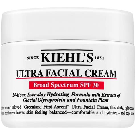 Kiehls | Women's Ultra Facial Cream SPF 30 50ml | Face Moisturisers ...