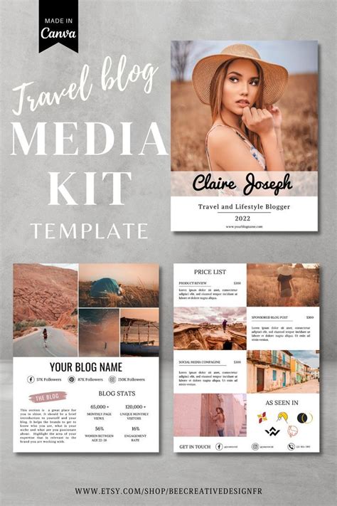 Media Kit Checklist, Media Kit Examples, About Us Page Design, Media Kit Template, Brand Kit ...