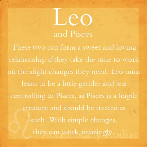 Suddenly, zodiac blog happened: Photo | Pisces and leo, Pisces and leo relationship, Leo zodiac ...