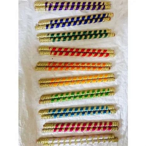 Colorful Wooden Dandiya Sticks, For Festival, Size: 15 Inch at Rs 150 ...