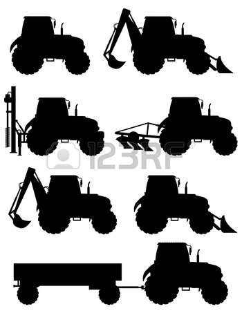 tractor trailer silhouette clipart - Clipground