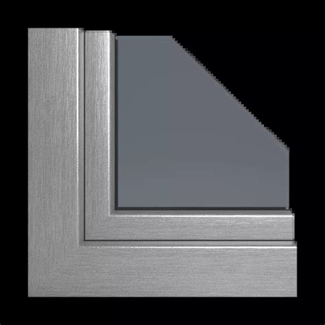 Feneste | Windows | Colors | Schüco colors | Brushed aluminum