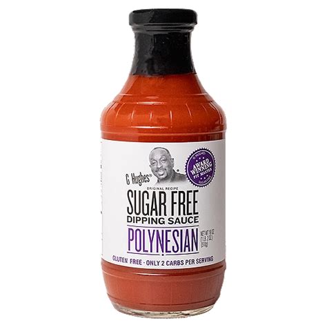 G Hughes Sugar Free Polynesian Dipping Sauce, 18 oz