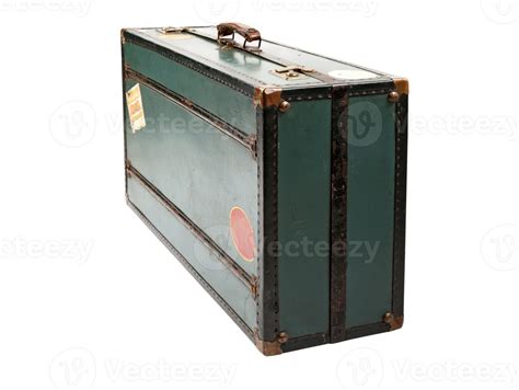 antique leather suitcase 21217717 PNG