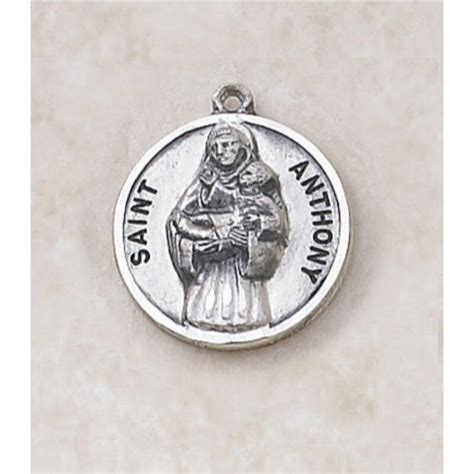 Saint Anthony Medal - in Sterling Silver, Patron Saints: Catholic Gifts ...