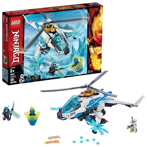 LEGO Ninjago ShuriCopter Kids Toy Helicopter Building Set with Ninja Minifigures – Crown Office ...