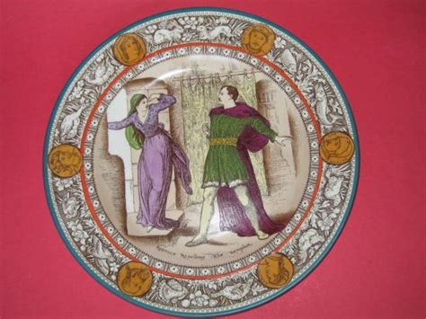 Wedgwood IVANHOE, Plate – Rebecca repelling the Templar | Plates, Decorative plates, Wedgwood