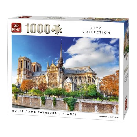 Puzzle 1000 pièces : Cathédrale Notre Dame de Paris - King Puzzles ...