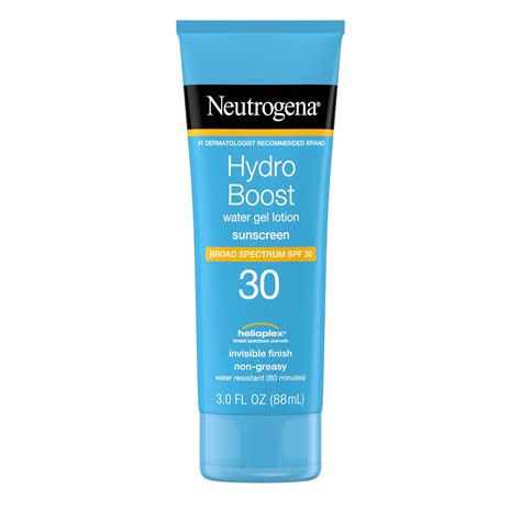 Neutrogena Hydro Boost Moisturizing Sunscreen Lotion, SPF 30, 3 fl. oz ...