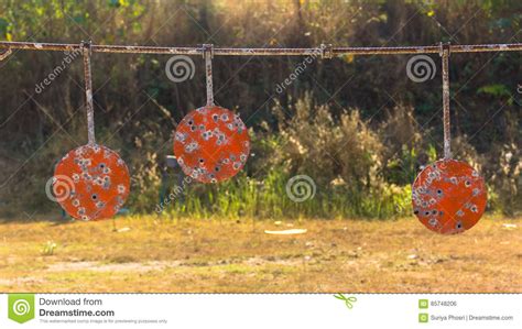 Shooting Target Practice Sheet Stock Photo - Image of landscape, tree: 85748206