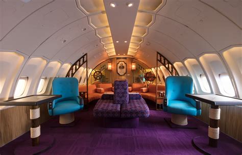 Air101: A replica of the iconic 1970s Boeing 747-200 First Class inflight lounge has been ...