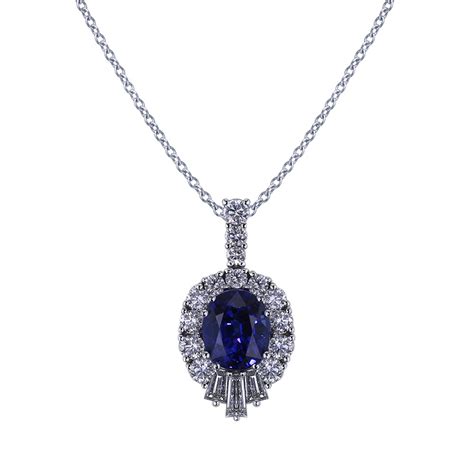 Stunning Sapphire Necklace - Jewelry Designs