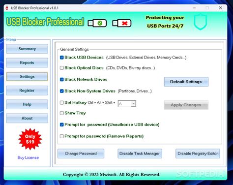 USB Blocker Professional 1.0.1 - Download, Review, Screenshots