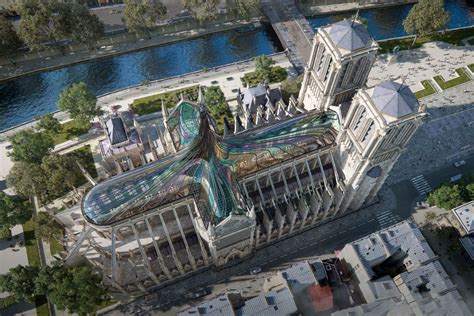 Notre Dame 3D rendering, Paris - Lightmap Creative