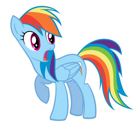 Surprised Rainbow Dash by Proenix on DeviantArt